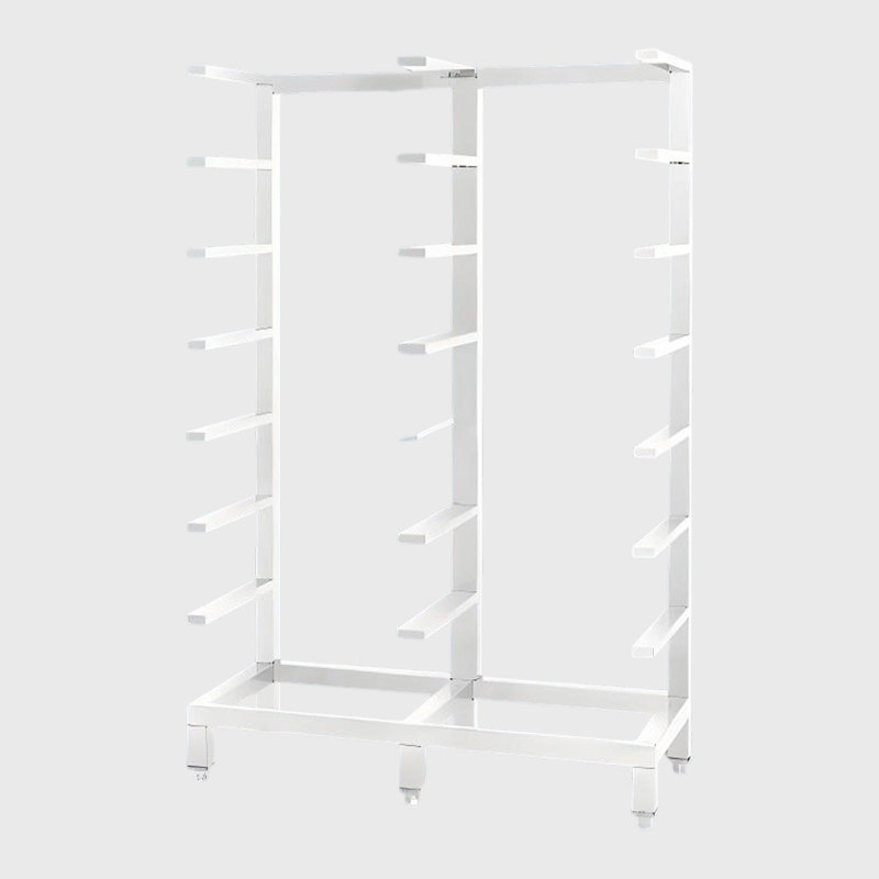 ステンレス製医療バスケット収納ラック