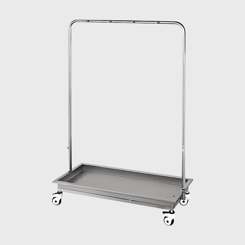 可動式ステンレス製医療用モップラック